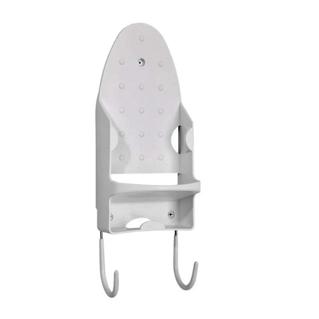 Wall Mounted Iron and Board Holder - White - Mekamart Australia