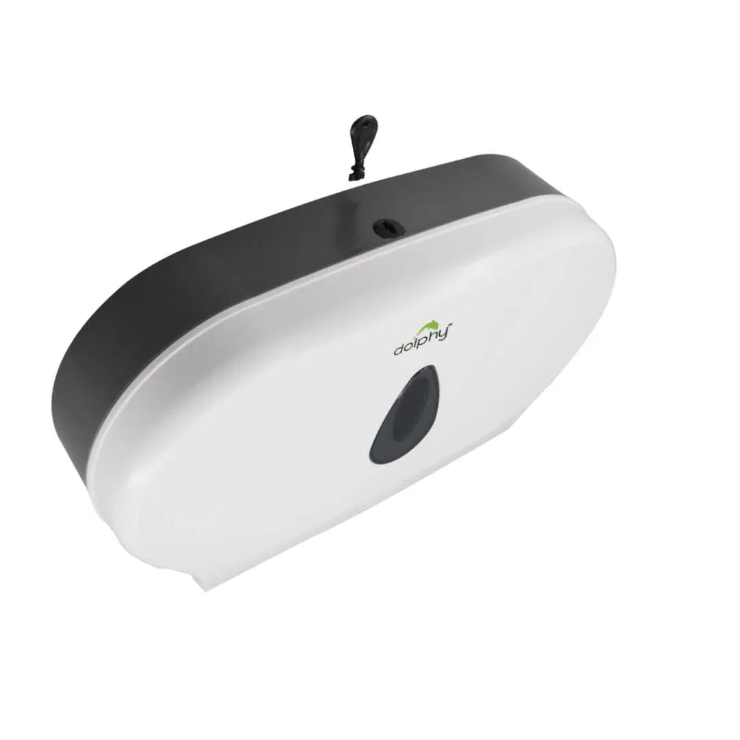 Twin Jumbo Toilet Roll Dispenser - White - Mekamart Australia