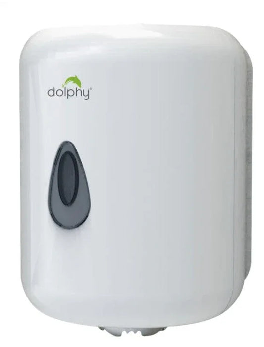 Center-Pull Paper Dispenser - White - Mekamart Australia