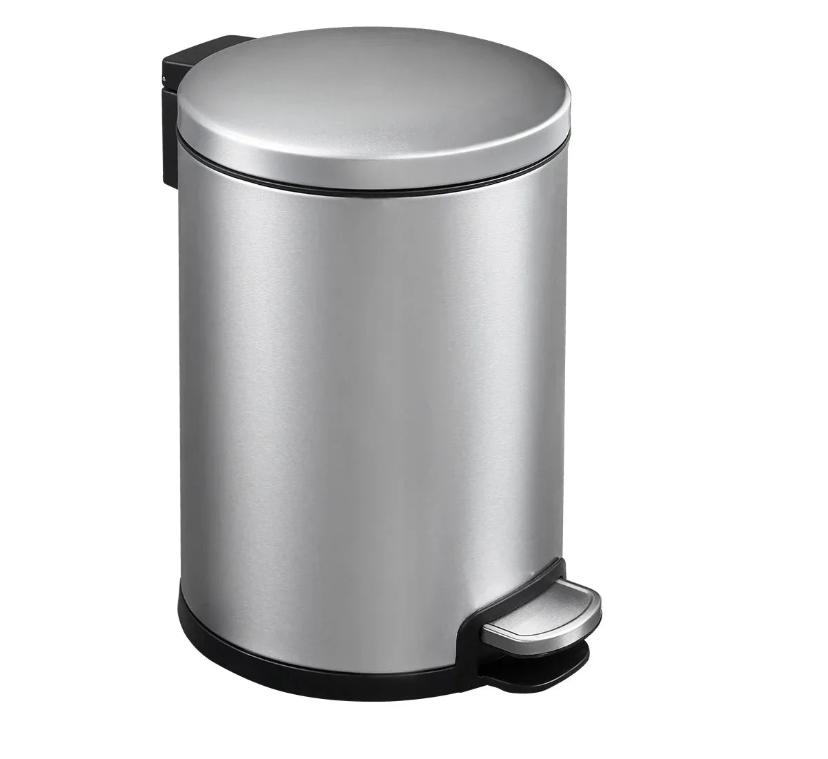 Round Soft Closing Stainless Steel PEDAL Bin - 6L - Mekamart Australia