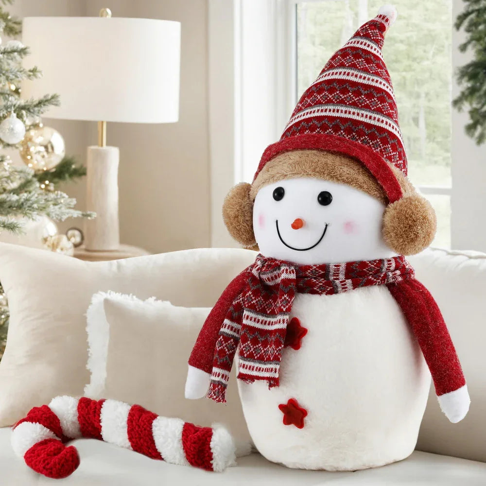 Jingle Jollys Christmas Snowman Handicraft Ornaments Party Decorations 60cm - Mekamart Australia