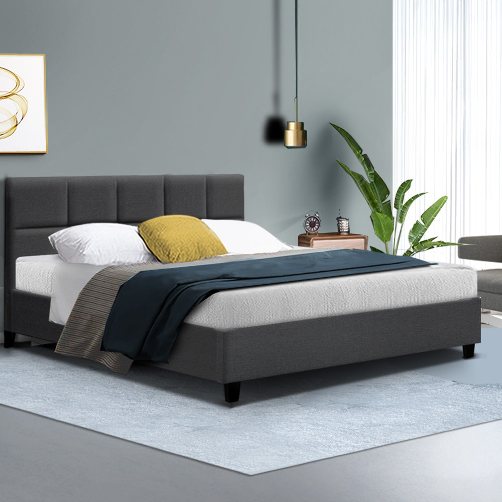 Bed and bed frames in various sizes and styles.