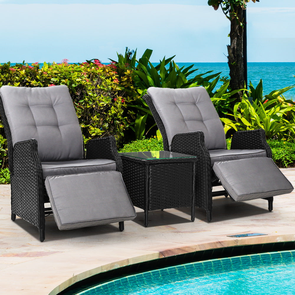Weather-resistant outdoor sofa bed for patio relaxation