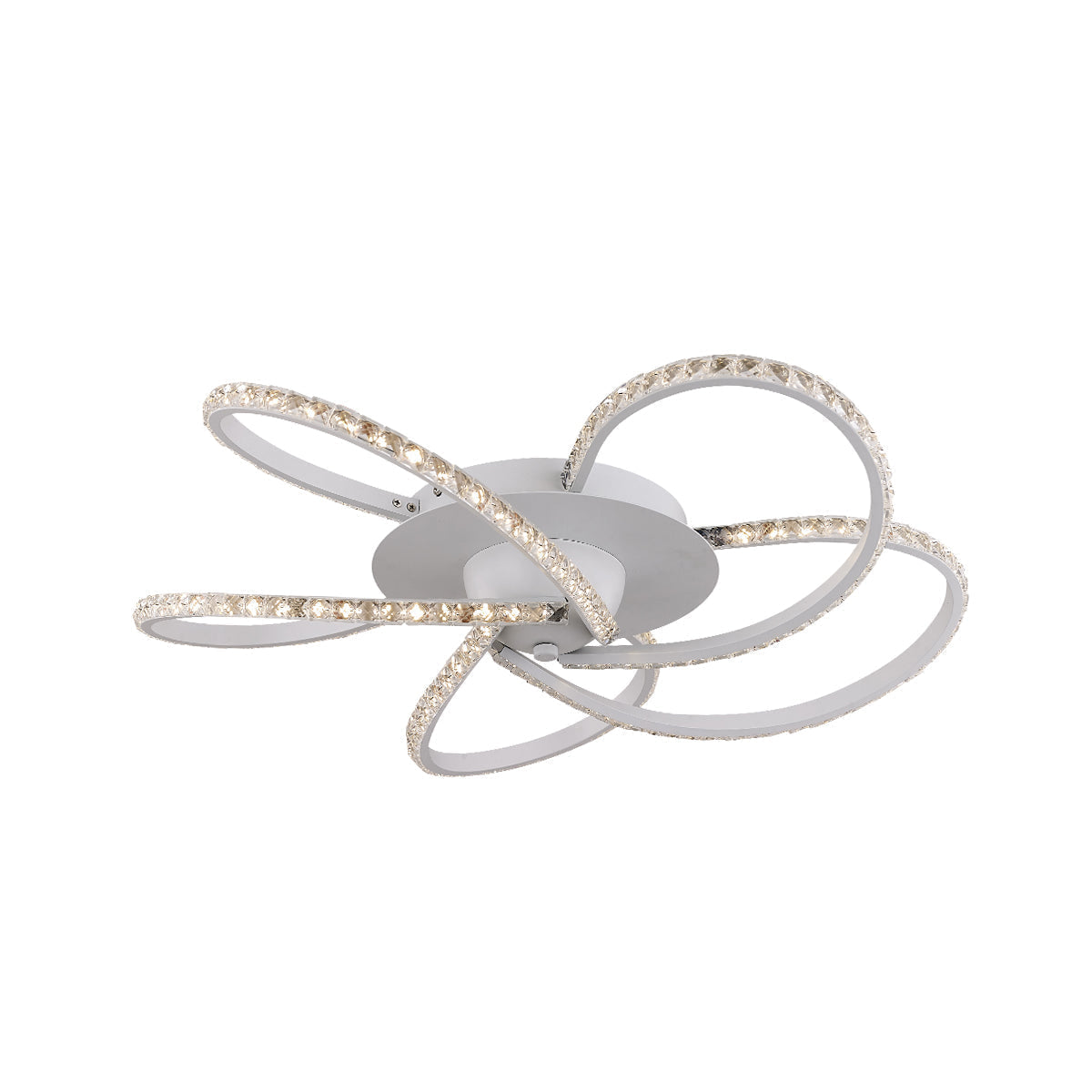 Ceiling-mounted lights for home and office interiors.