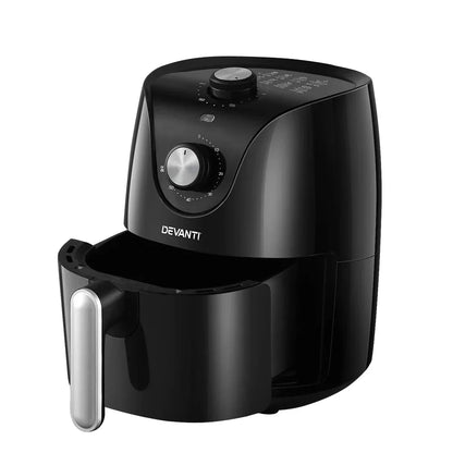 Devanti Air Fryer 2.5L Knob Fryers - Mekamart Australia