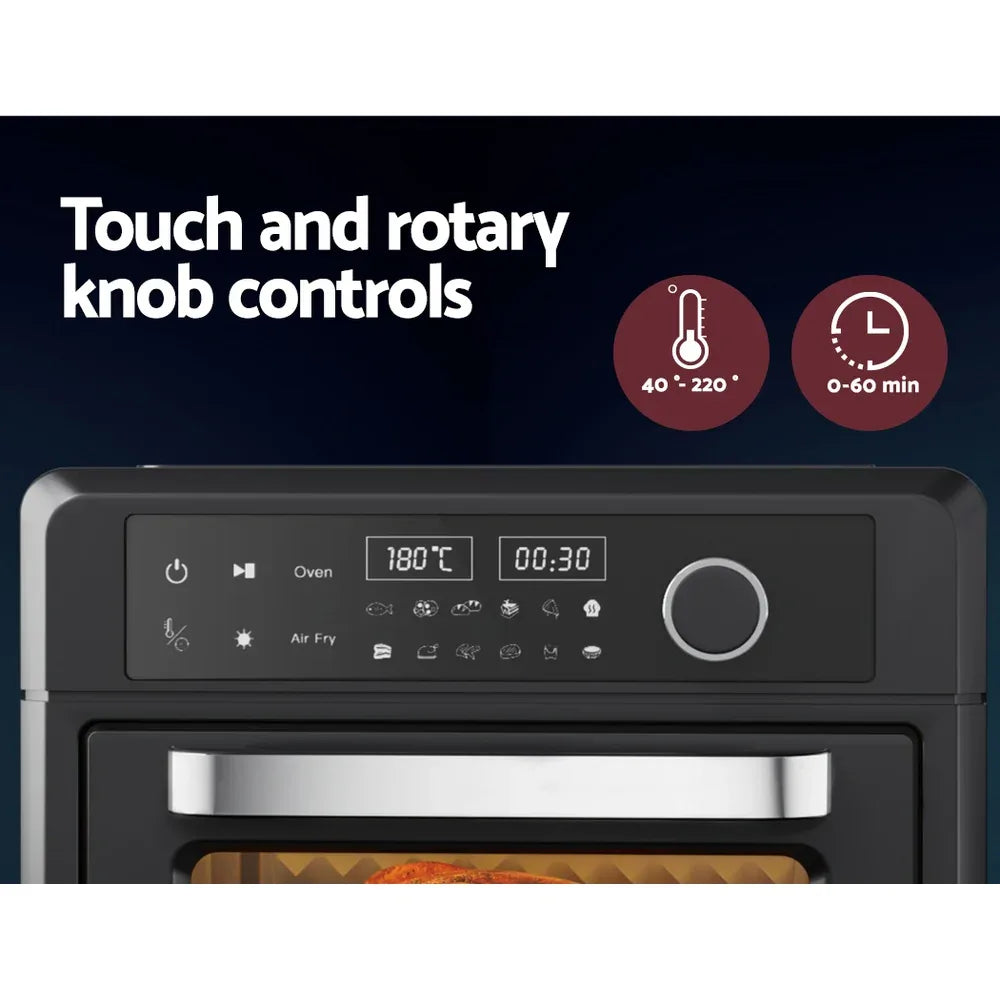 Devanti Air Fryer 20L LCD Fryers Oven - Mekamart Australia