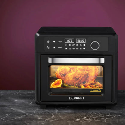 Devanti Air Fryer 20L LCD Fryers Oven - Mekamart Australia