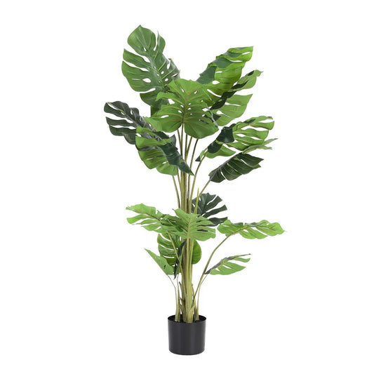 Artiss 140cm Artificial Monstera Tree Faux Trees Indoor Decor Artificial Plants Lifelike Plant 1.4M - Mekamart Australia