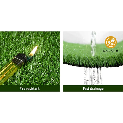 Prime Turf 1x20m Artificial Grass Synthetic Fake 20SQM Turf Lawn 17mm Tape - Mekamart Australia
