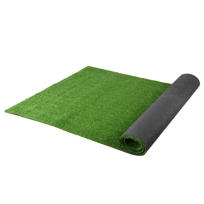 Prime Turf Artificial Grass 2mx5m 17mm Synthetic Fake Lawn Turf Plant Plastic Olive - Mekamart Australia