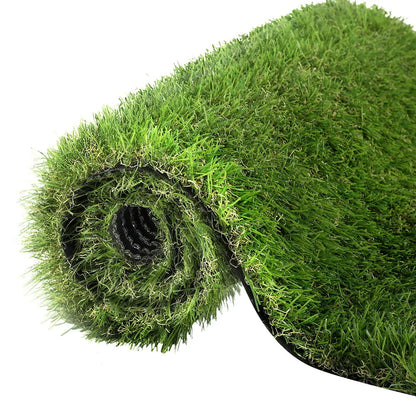 Prime Turf Artificial Grass 35mm 2mx5m Synthetic Fake Lawn Turf Plastic Plant 4-coloured - Mekamart Australia