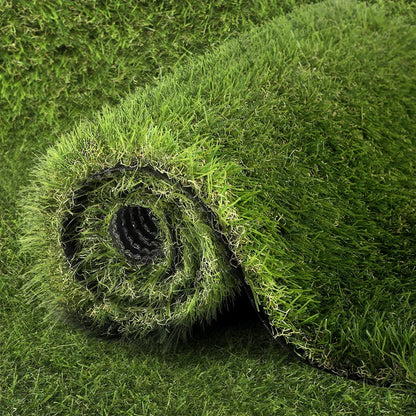 Prime Turf Artificial Grass 35mm 2mx5m Synthetic Fake Lawn Turf Plastic Plant 4-coloured - Mekamart Australia