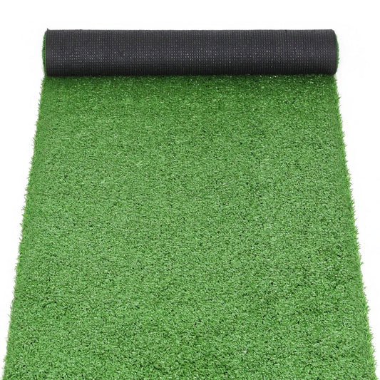 Prime Turf Artificial Grass Turf Rug Fake Grass 2 Rolls 15mm Height 50cm x 2m Indoor Outdoor Synthetic Grass Mat Carpet with Drainage Holes Plastic Plant - Mekamart Australia