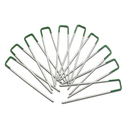 Prime Turf Artificial Grass 200pcs Synthetic Pins Fake Lawn Turf Weed Mat Pegs Joining Tape - Mekamart Australia