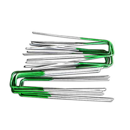 Prime Turf Artificial Grass 200pcs Synthetic Pins Fake Lawn Turf Weed Mat Pegs Joining Tape - Mekamart Australia
