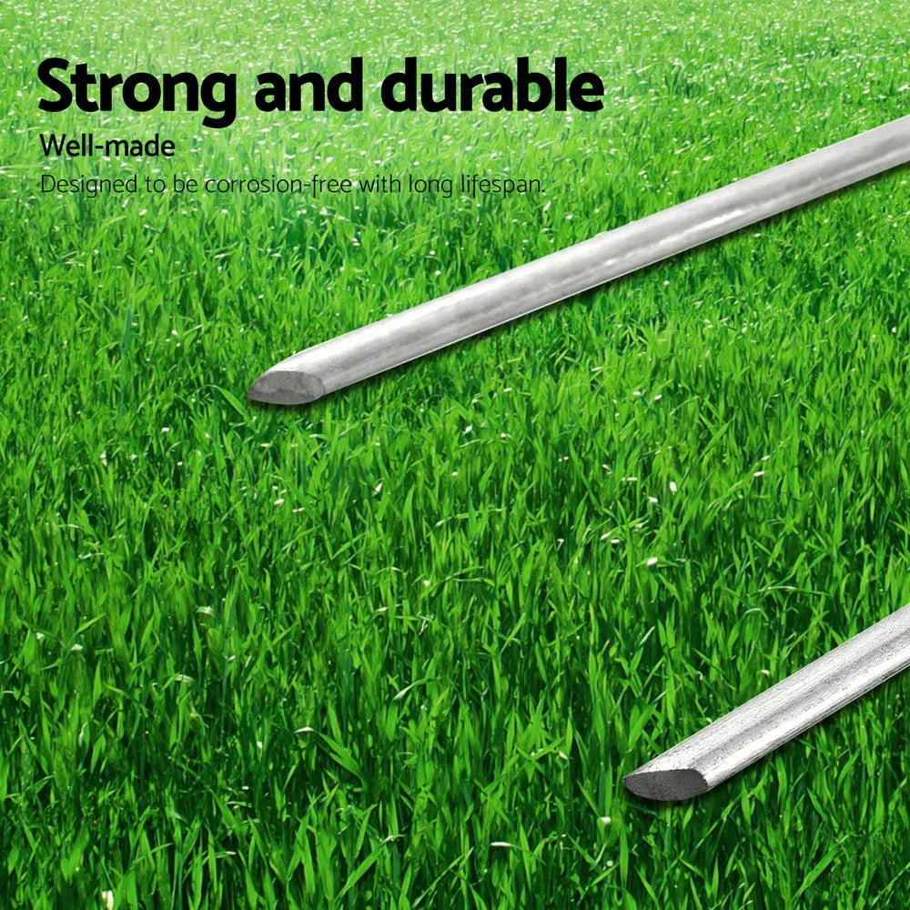 Prime Turf Artificial Grass 50pcs Synthetic Pins Fake Lawn Turf Weed Mat Pegs Joining Tape - Mekamart Australia