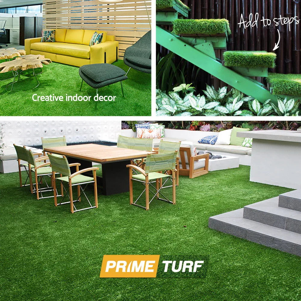 Prime Turf Artificial Grass 50pcs Synthetic Pins Fake Lawn Turf Weed Mat Pegs Joining Tape - Mekamart Australia