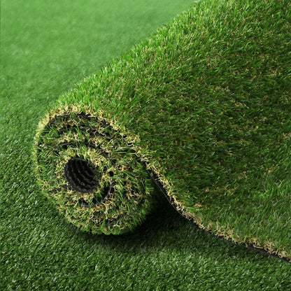 Prime Turf Artificial Grass 30mm 2mx5m Synthetic Fake Lawn Turf Plastic Plant 4-coloured - Mekamart Australia