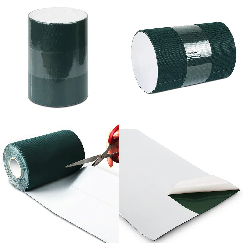 Prime Turf Artificial Grass 15cmx10m Synthetic Self Adhesive Turf Joining Tape Weed Mat - Mekamart Australia