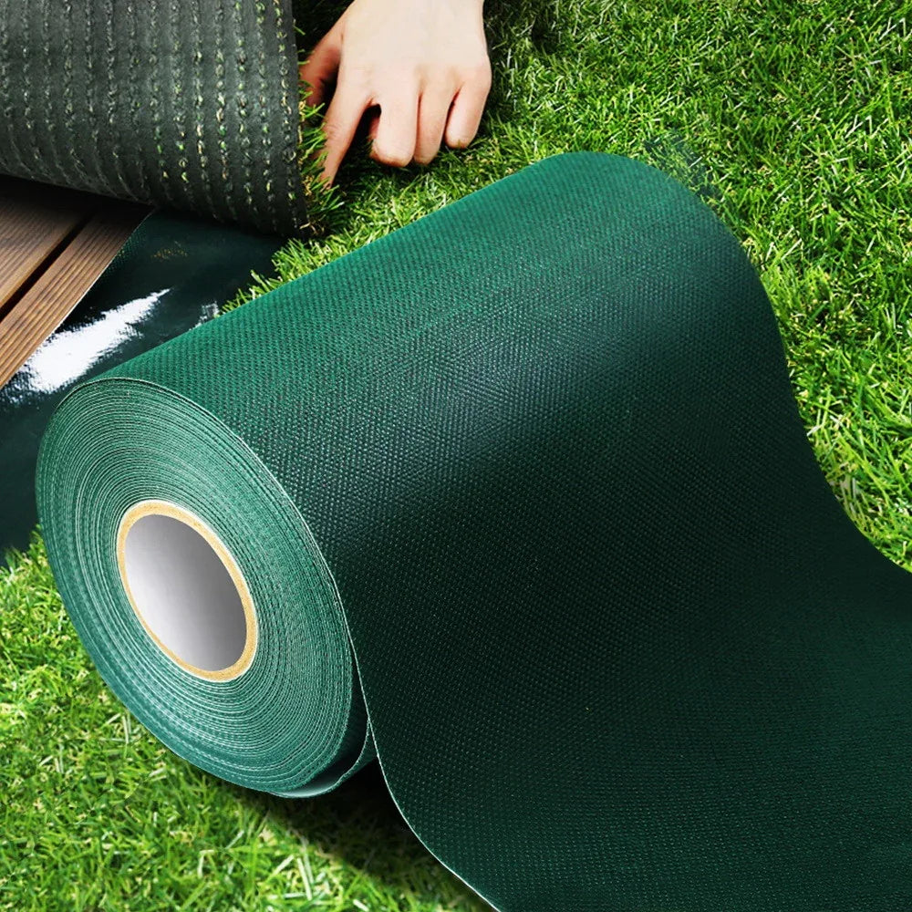 Prime Turf Artificial Grass 15cmx20m Synthetic Self Adhesive Turf Joining Tape Weed Mat - Mekamart Australia
