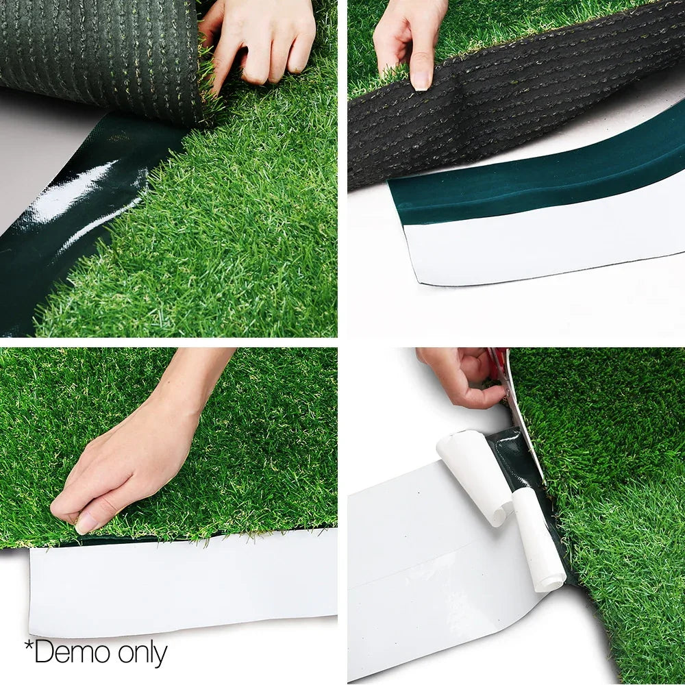 Prime Turf Artificial Grass 15cmx20m Synthetic Self Adhesive Turf Joining Tape Weed Mat - Mekamart Australia