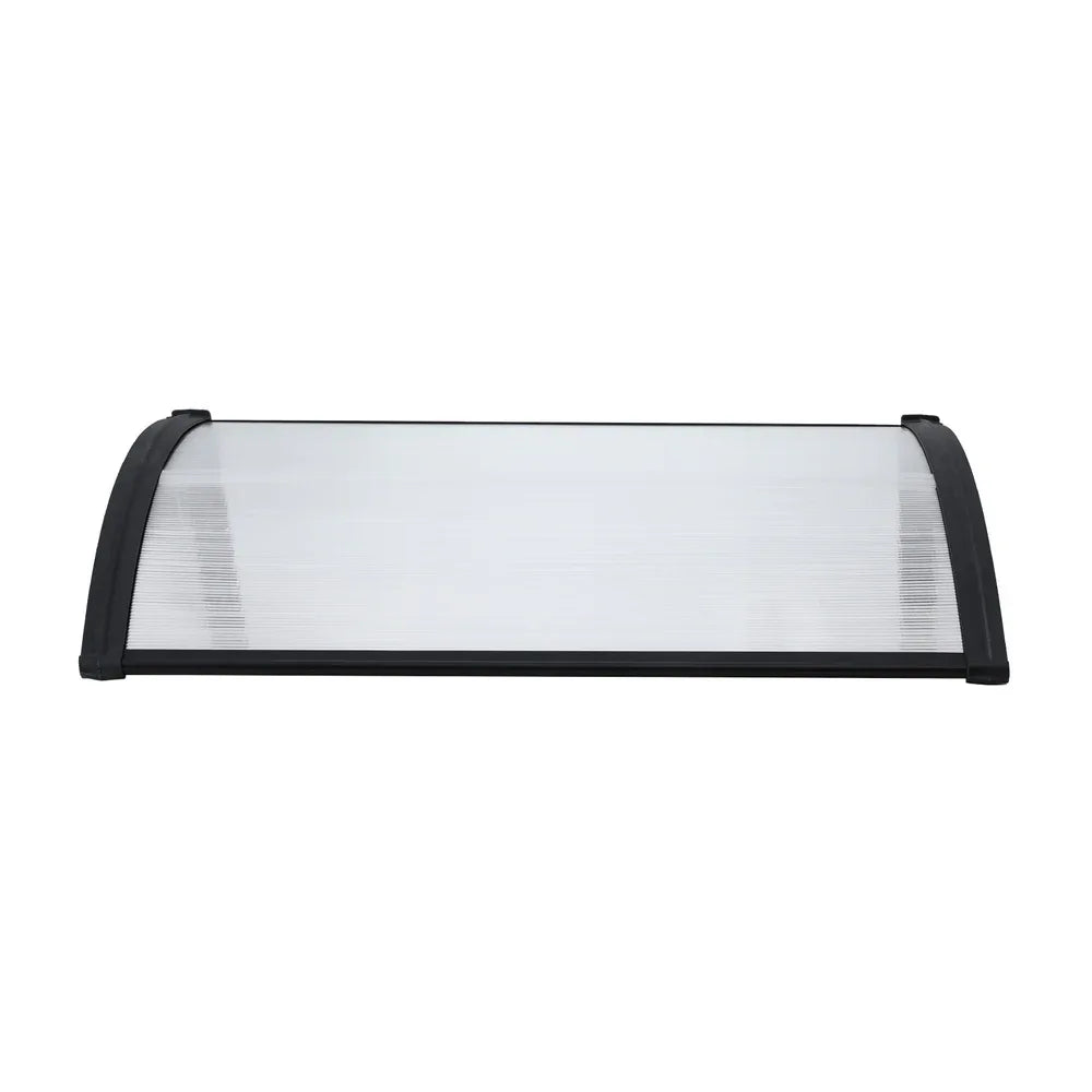 Instahut Window Door Awning 0.8mx1m Transparent - Mekamart Australia