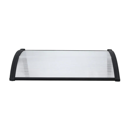 Instahut Window Door Awning 0.8mx1m Transparent - Mekamart Australia