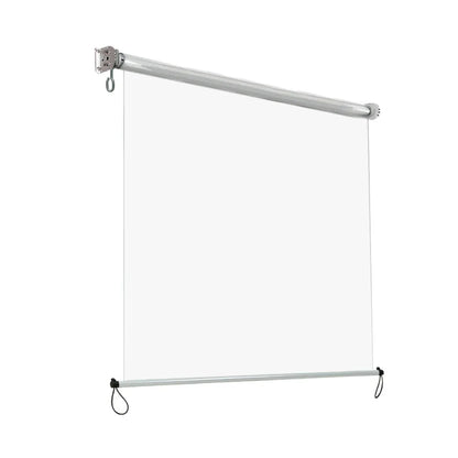 Instahut 1.5X2.4M Outdoor Blinds Clear Roll Down Awning Retractable Outdoor Blinds Water Wind Proof Transparent - Mekamart Australia