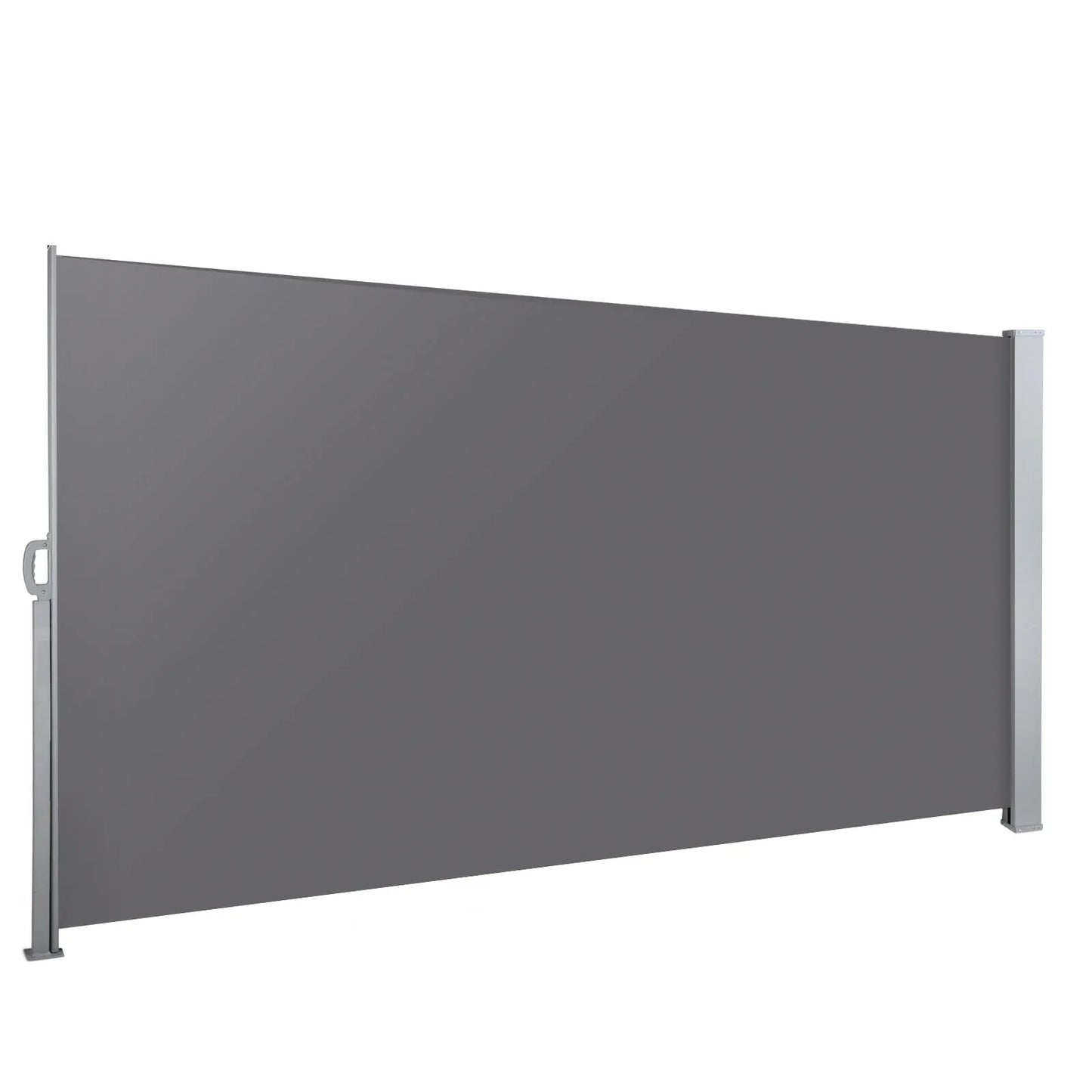 Instahut Side Awning Sun Shade Outdoor Blinds Retractable Screen 1.4X3M GR - Mekamart Australia