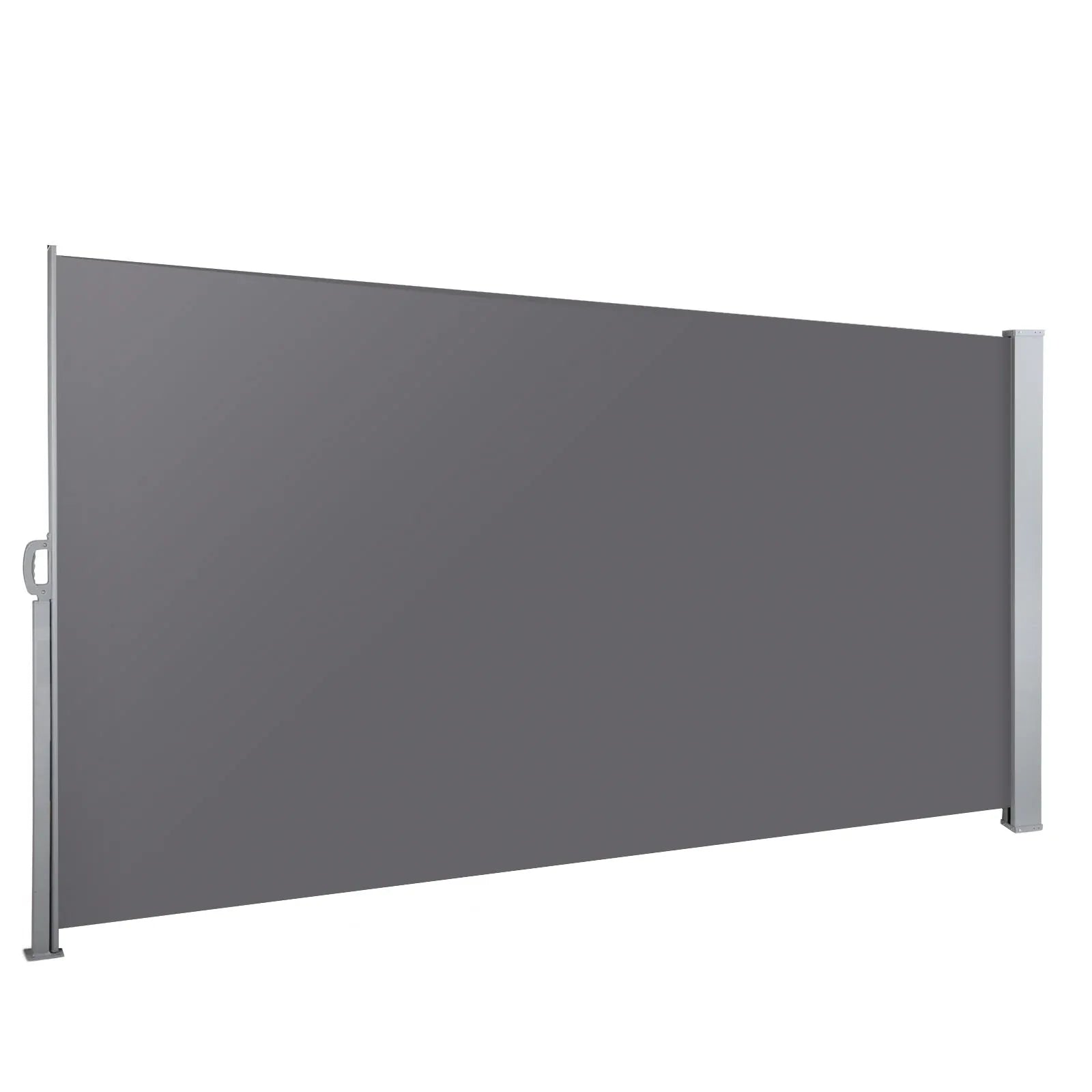 Instahut Side Awning Sun Shade Outdoor Blinds Retractable Screen 1.4X3M GR - Mekamart Australia