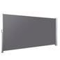 Instahut Side Awning Sun Shade Outdoor Blinds Retractable Screen 1.4X3M GR - Mekamart Australia