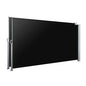 Instahut Side Awning Sun Shade Outdoor Retractable Privacy Screen 2X3M Black X2 - Mekamart Australia
