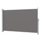 Instahut Side Awning Sun Shade Outdoor Retractable Privacy Screen 2X3M Grey - Mekamart Australia
