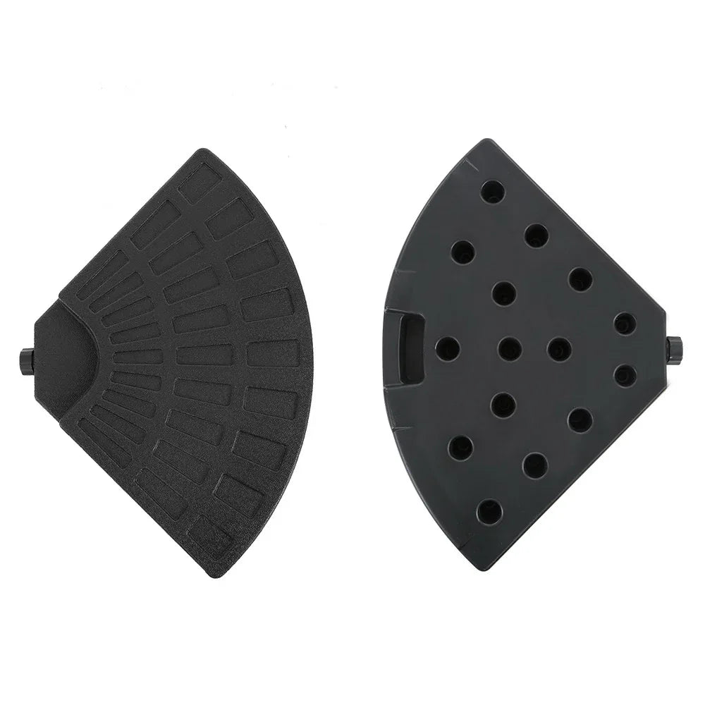 Instahut 48cm Outdoor Umbrella Base Stand 4 Plates Pod Cantilever - Mekamart Australia