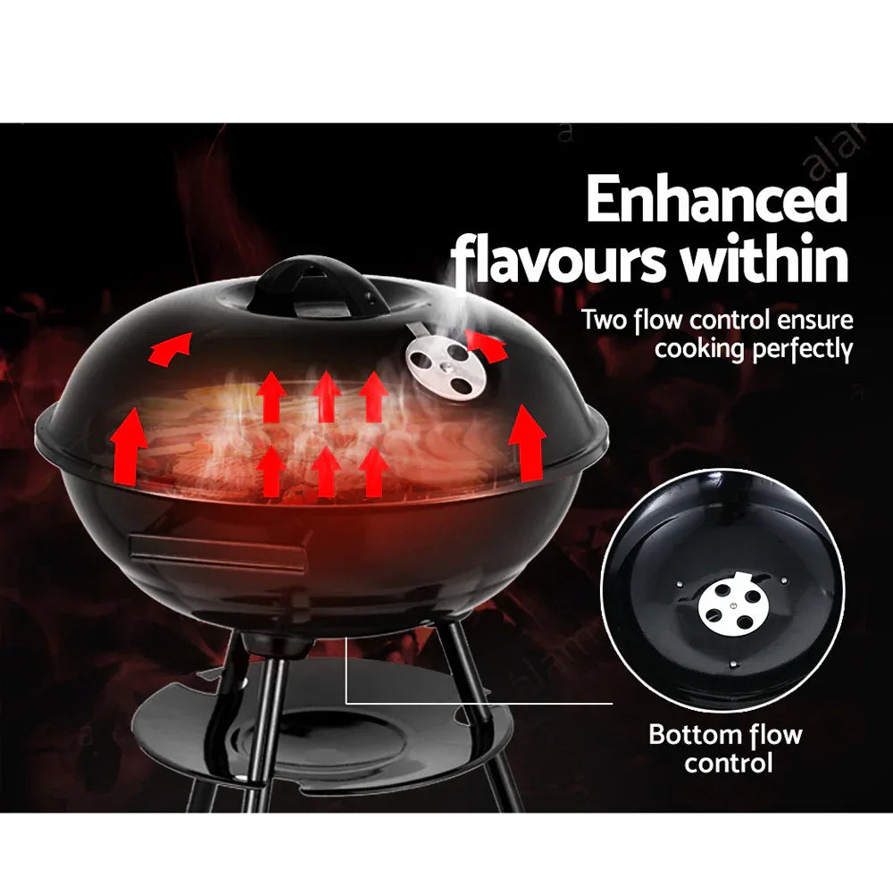 Grillz BBQ Grill Charcoal Smoker - Mekamart Australia