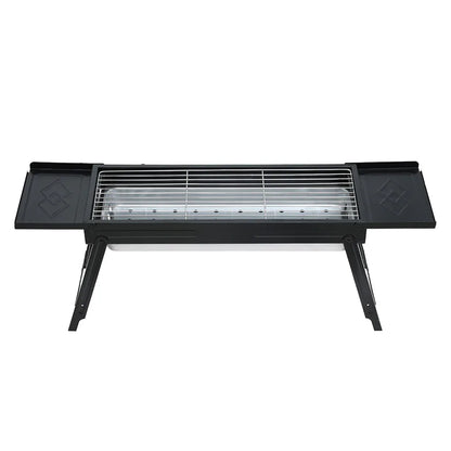 Grillz Charcoal BBQ Grill Smoker Portable Barbecue Outdoor Foldable Camping - Mekamart Australia