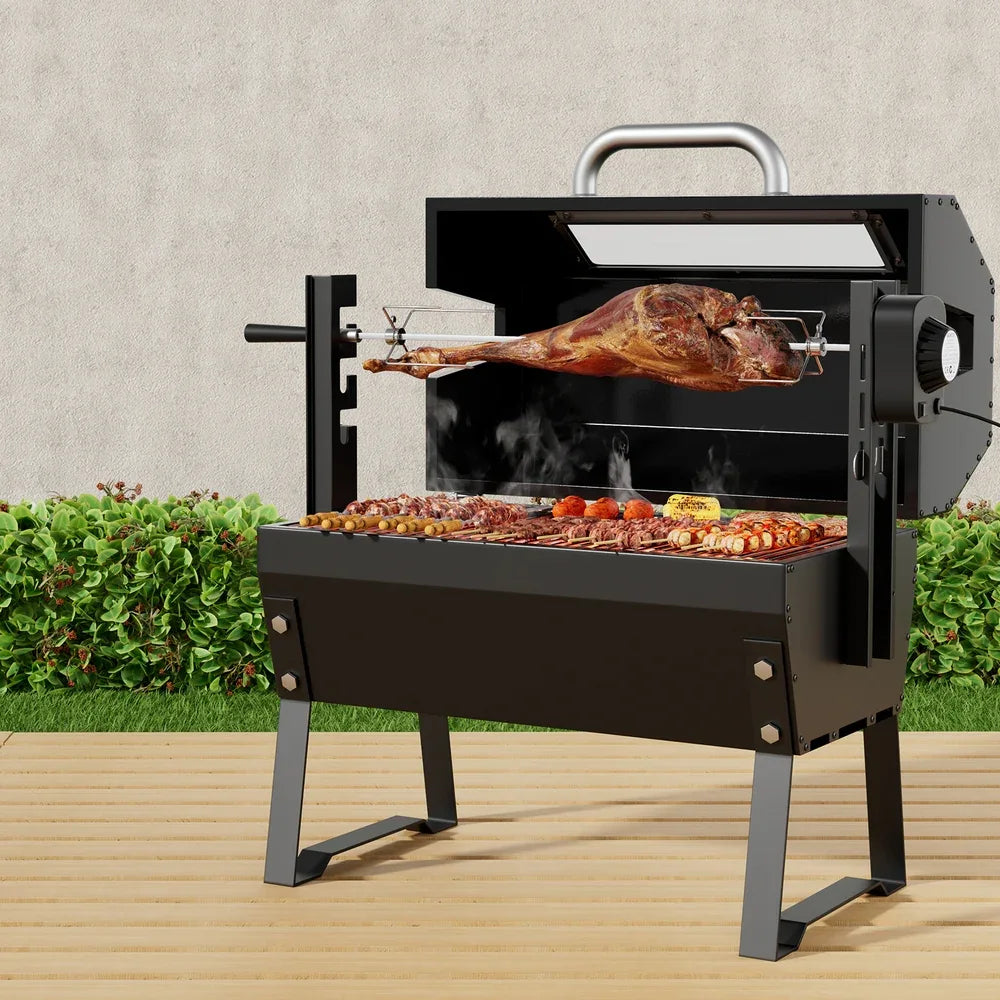 Grillz BBQ Grill Charcoal Electric Smoker Roaster - Mekamart Australia