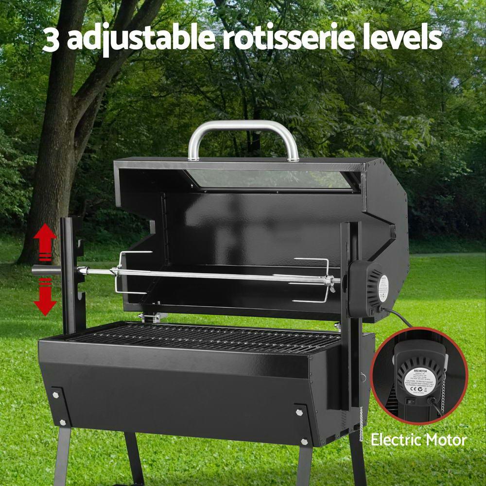 Grillz BBQ Grill Charcoal Electric Smoker Roaster - Mekamart Australia