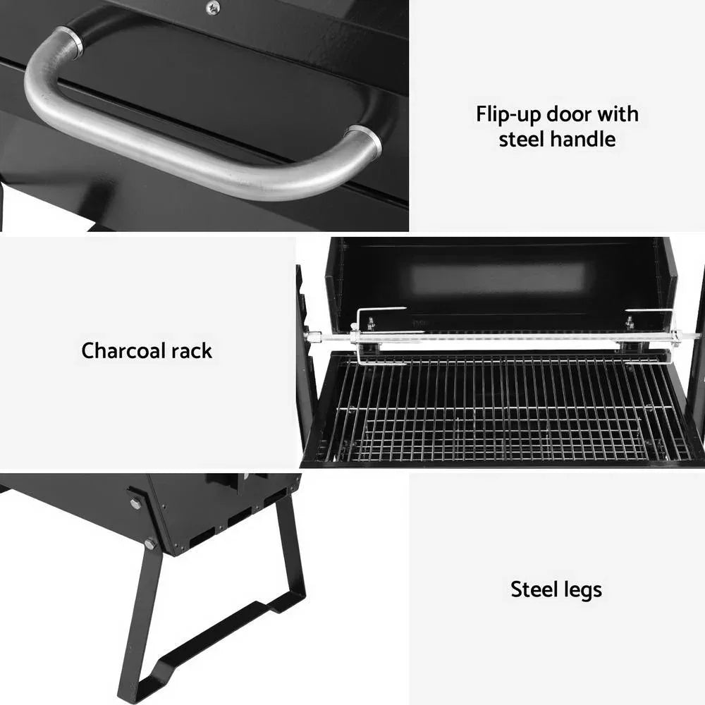 Grillz BBQ Grill Charcoal Electric Smoker Roaster - Mekamart Australia