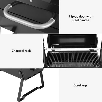 Grillz BBQ Grill Charcoal Electric Smoker Roaster - Mekamart Australia
