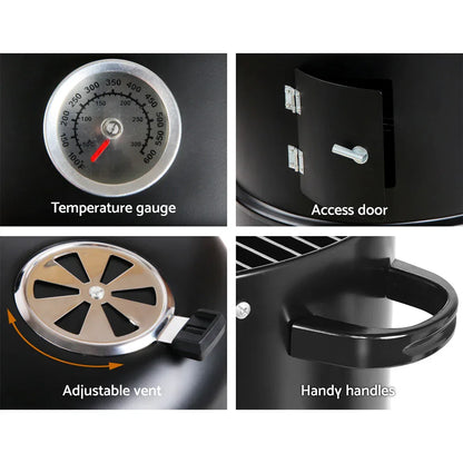 Grillz BBQ Grill 3-In-1 Charcoal Smoker - Mekamart Australia