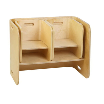 Keezi 3PCS Kids Table and Chairs Set Multifunctional Storage Desk - Mekamart Australia