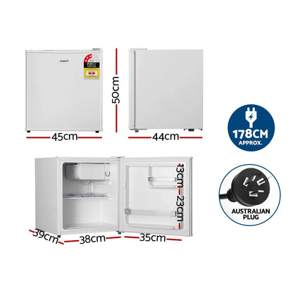 Devanti 48L Bar Fridge White - Mekamart Australia