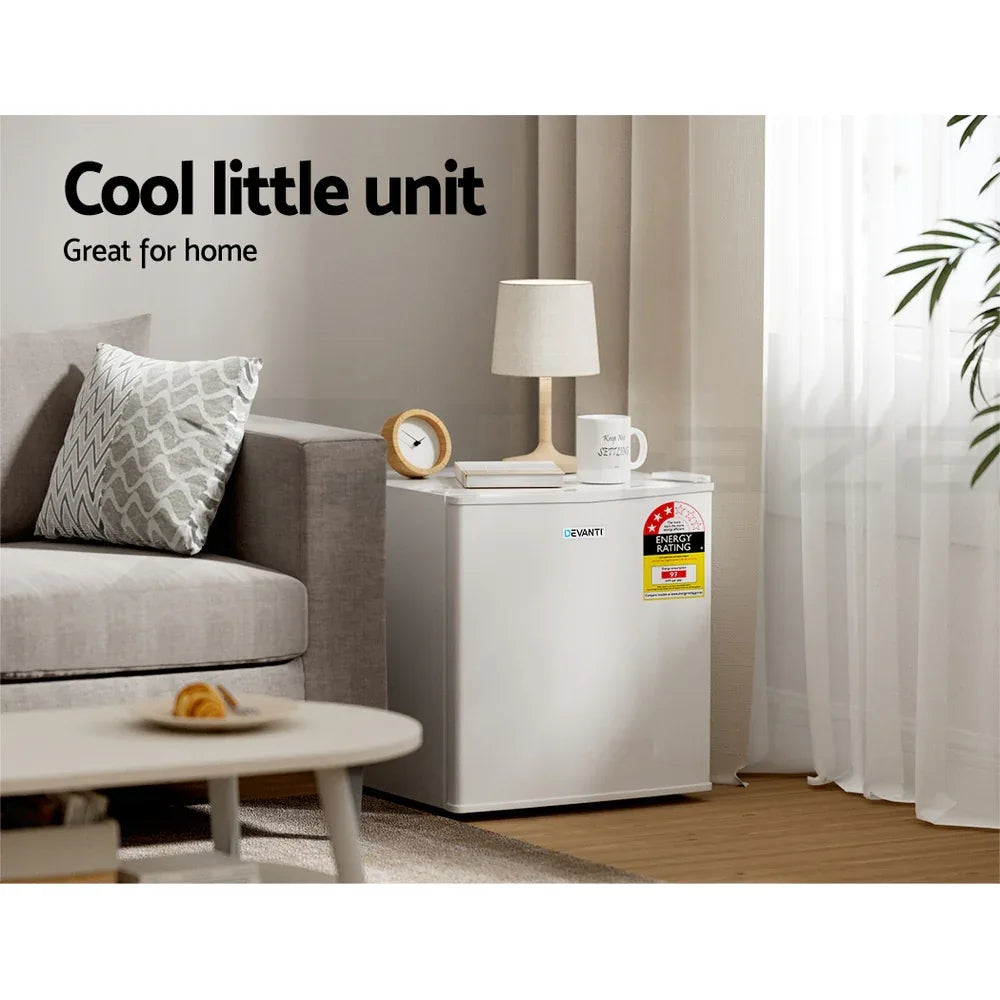 Devanti 48L Bar Fridge White - Mekamart Australia