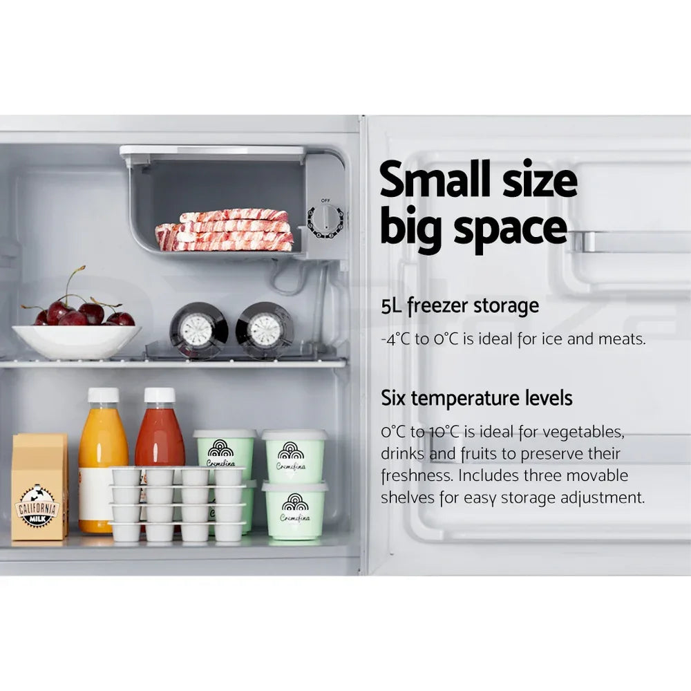 Devanti 48L Bar Fridge White - Mekamart Australia
