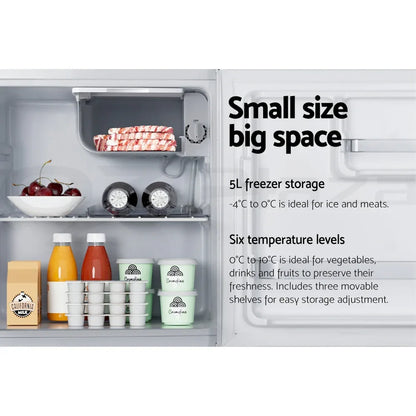 Devanti 48L Bar Fridge White - Mekamart Australia