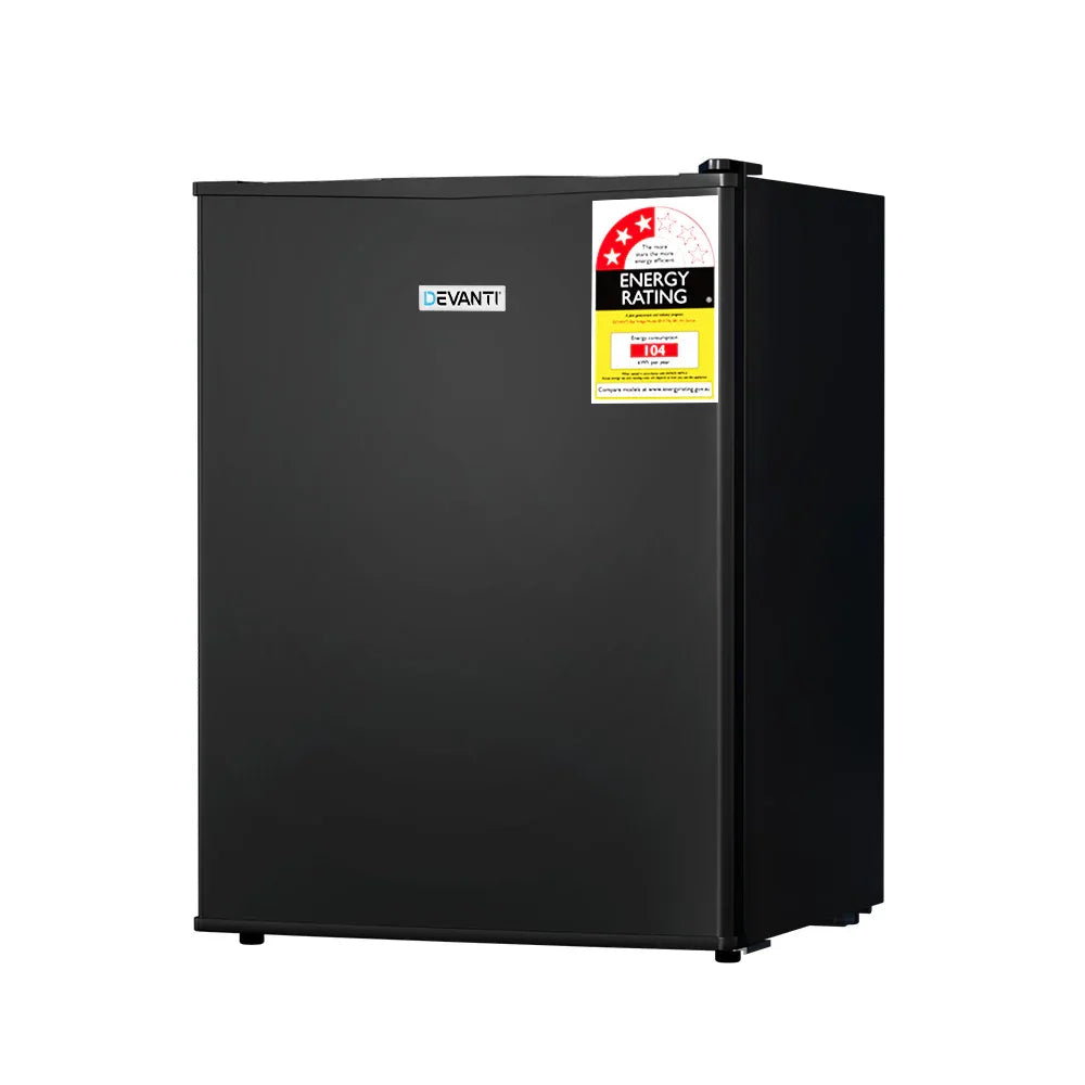 Devanti 70L Bar Fridge Black - Mekamart Australia