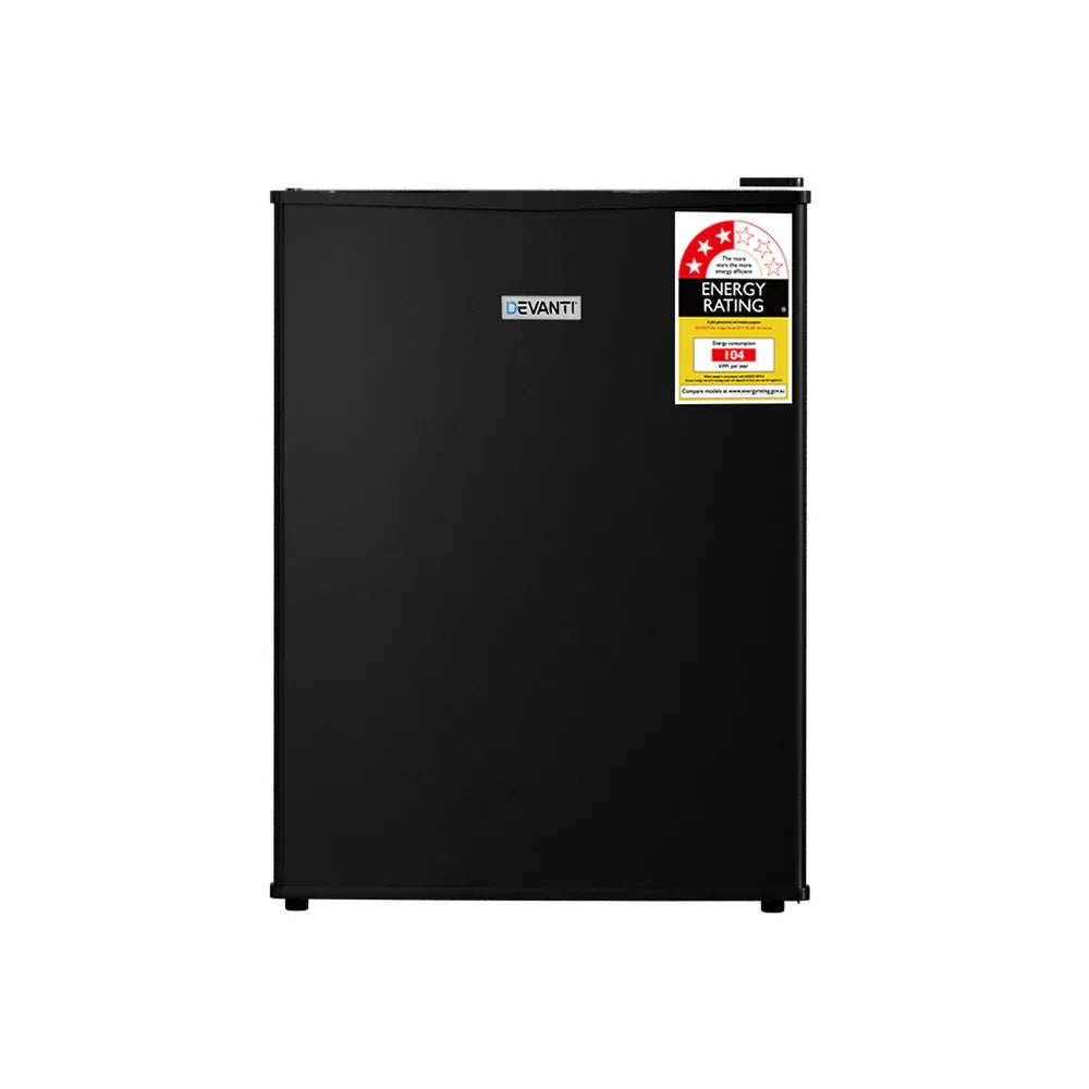 Devanti 70L Bar Fridge Black - Mekamart Australia