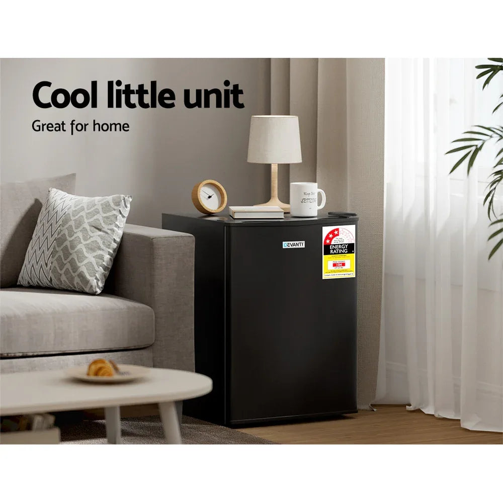 Devanti 70L Bar Fridge Black - Mekamart Australia