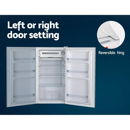 Devanti 95L Bar Fridge White - Mekamart Australia